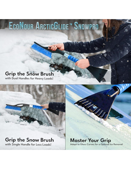 Cepillo de Nieve EcoNour 68.58 cm y Raspador 10.92 cm - 2 Piezas