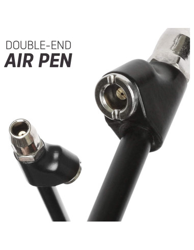 Manómetro de presión de aire WYNNsky 10-150 PSI doble cabeza