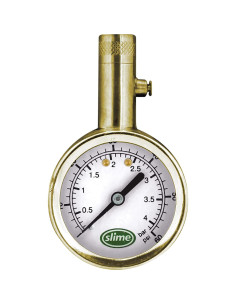 Medidor de Presión de Neumáticos Slime 20459 Analógico Latón 2