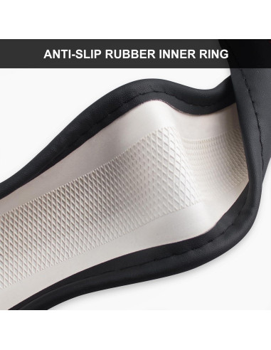 Funda de Volante KAFEEK Universal 37-39 cm Cuero Microfibra