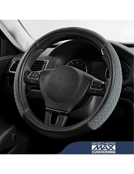 Cubierta de Volante Skechers Gris 37-38 cm Cuero Amortiguado