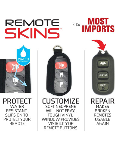 Funda Remota Flexible Lucky Line 49001 Universal Negra