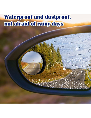 Espejos de Punto Ciego Redondos Aphumedc 5cm Ajustables 360