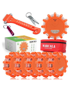 Flares de Emergencia LED Marcala 6-Pack a Prueba de Agua