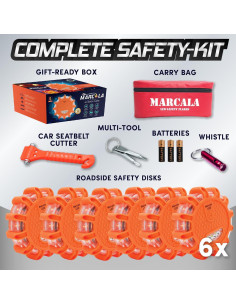 Flares de Emergencia LED Marcala 6-Pack a Prueba de Agua 2