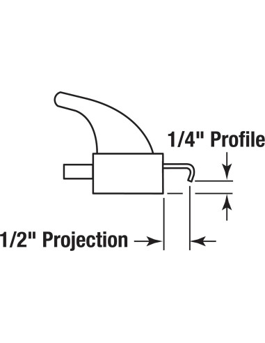 Juego de Manijas para Puerta Deslizante Prime-Line C 1263 Blanco