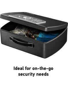 Caja de Seguridad Portátil SentrySafe P021E Negra con Cerradura Digital 2