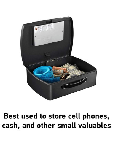 Caja de Seguridad Portátil SentrySafe P021E Negra con Cerradura Digital