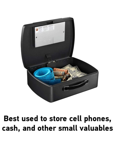 Caja de Seguridad Portátil SentrySafe P021E Negra con Cerradura Digital