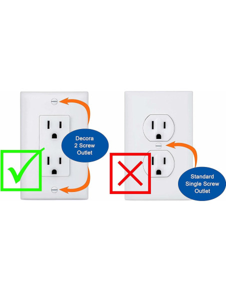 Paquete de 6 cubiertas de enchufe Safety Innovations - Blanco