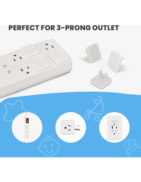 32 Cubiertas de Enchufe a Prueba de Bebés POCBP - Seguridad Infantil
