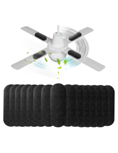 Paquete de 15 Filtros de Carbón Activado AesoKone para Ventiladores de Techo