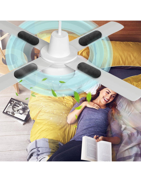 Paquete de 15 Filtros de Carbón Activado AesoKone para Ventiladores de Techo