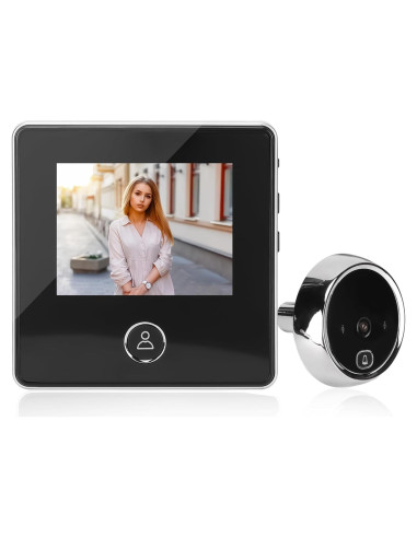 Cámara Digital de Mirilla Irosiy 2.8" HD Infrarroja 90