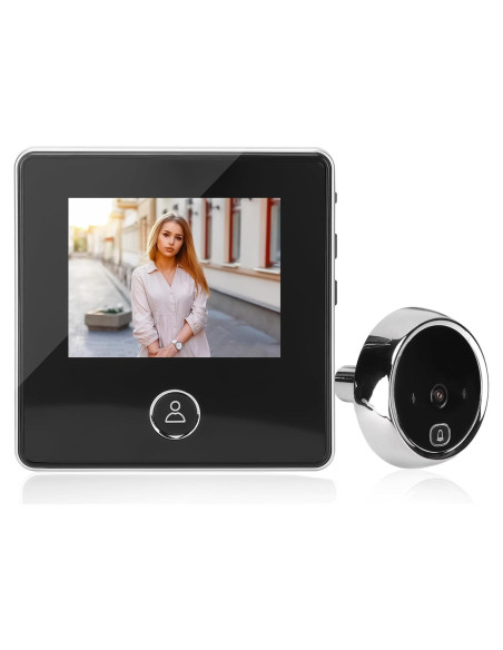 Cámara Digital de Mirilla Irosiy 2.8" HD Infrarroja 90