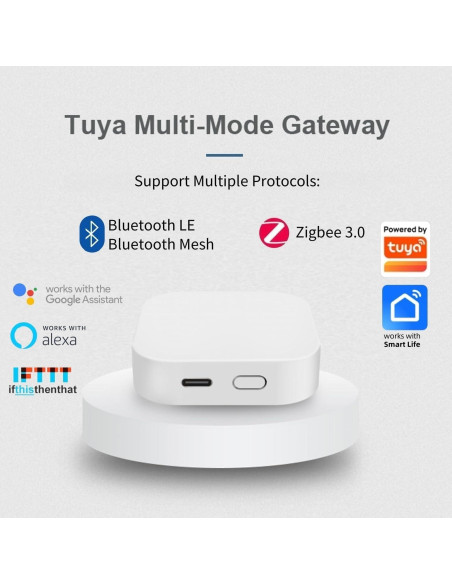 Puerta de enlace inteligente Tuya Zigbee 3.0 Bluetooth 2.4GHz