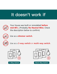 Interruptor de Luz Inteligente TREATLIFE Wi-Fi 1250W 2