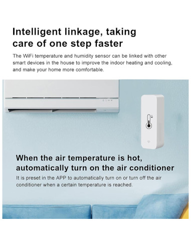 Sensor de Temperatura y Humedad WiFi SENCKIT TH01-1