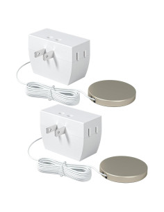 Regulador Táctil Dewenwils 2 Pack Blanco 200W LED Incandescentes