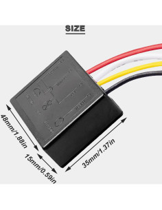Interruptor Regulador Táctil 3 Vías DAOKAI - Paquete de 4 2