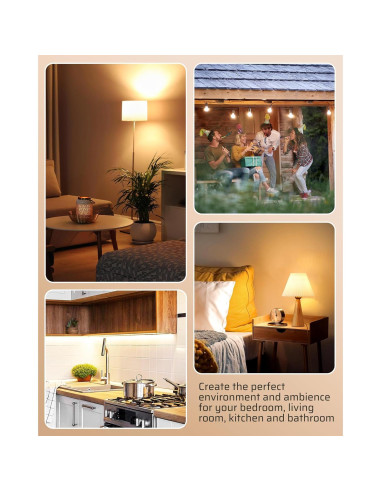 Regulador Táctil Dewenwils 2 Pack Blanco 200W LED Incandescentes