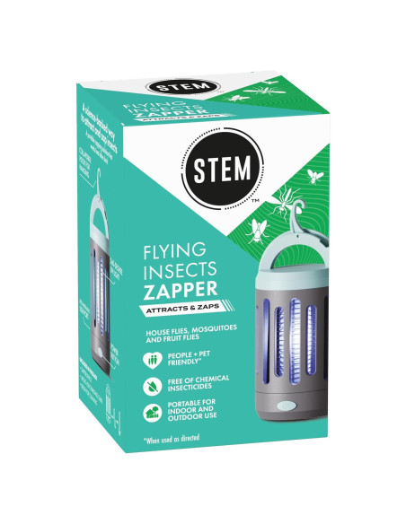 Trampa Eléctrica para Insectos STEM Zapper, 12h Batería, UV 360