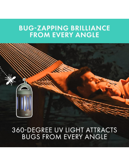 Trampa Eléctrica para Insectos STEM Zapper, 12h Batería, UV 360