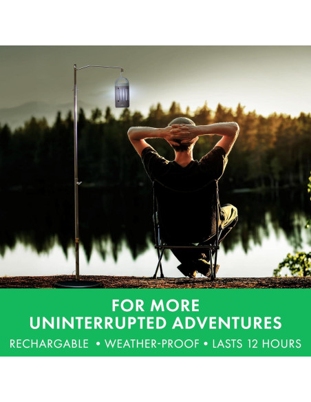 Trampa Eléctrica para Insectos STEM Zapper, 12h Batería, UV 360