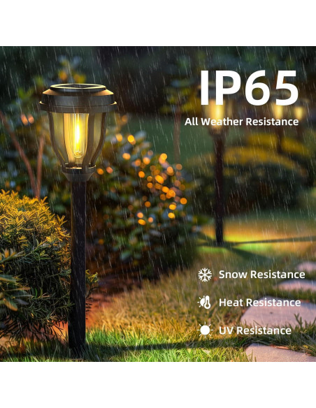 Luces Solares Exteriores DERAYSION 12 Paquete Automáticas