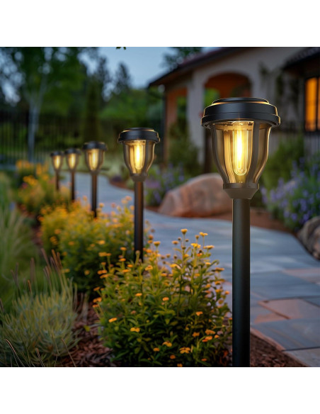 Luces Solares Exteriores DERAYSION 12 Paquete Automáticas