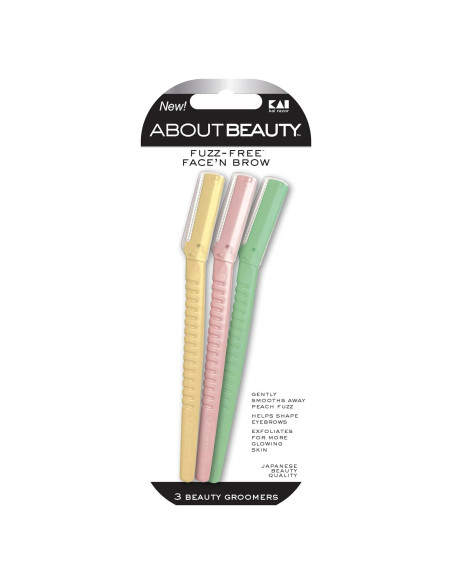 Face N Brow - 3 Rasuradoras Faciales de Acero Japonés