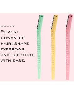 Face N Brow - 3 Rasuradoras Faciales de Acero Japonés 2