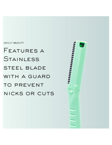 Face N Brow - 3 Rasuradoras Faciales de Acero Japonés