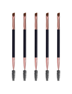 Duo Cepillo de Cejas y Pestañas LJX - 5 Piezas Negro