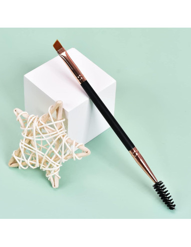 Duo Cepillo de Cejas y Pestañas LJX - 5 Piezas Negro