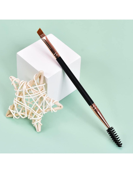 Duo Cepillo de Cejas y Pestañas LJX - 5 Piezas Negro