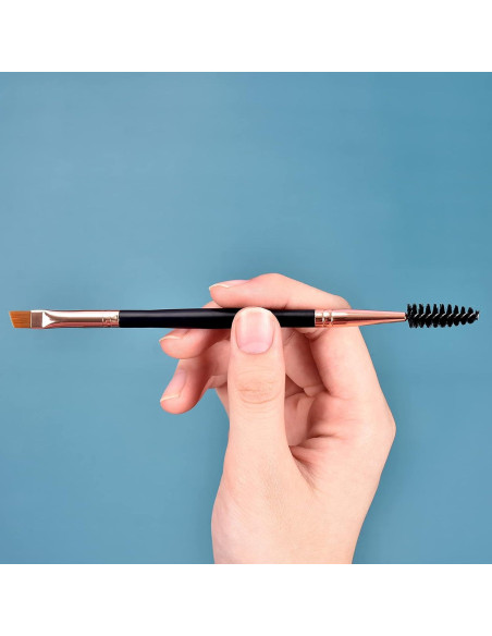 Duo Cepillo de Cejas y Pestañas LJX - 5 Piezas Negro