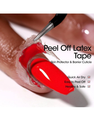 Kit Removedor de Esmalte en Gel Gellen con Cinta de Láttex