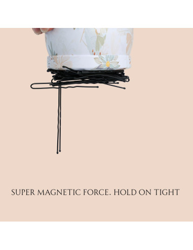 Soporte Magnético AOCOROE 2-en-1 para Horquillas Blanco