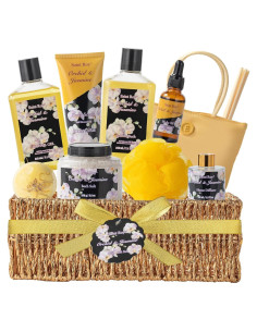 Canasta de Regalo Spa 15 Piezas Saint Roy Orquídea Jazmín