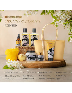 Canasta de Regalo Spa 15 Piezas Saint Roy Orquídea Jazmín 2