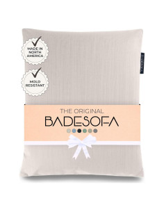 Almohada de Baño BADESOFA Perla Marfil - Secado Rápido