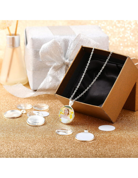 Set de 120 Piezas de Joyería DIY Hicarer - Bandejas y Cabochones