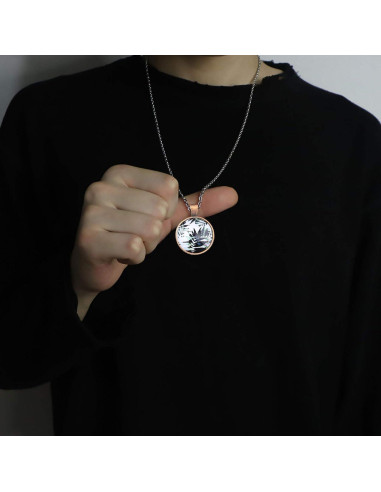 40 Bandejas de Colgante Redondas Huwujiu - 8 Colores 25mm