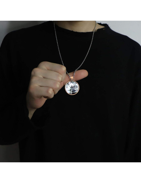 40 Bandejas de Colgante Redondas Huwujiu - 8 Colores 25mm