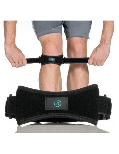 Soporte de Rodilla Patelar Run Forever Sports Negro Ajustable