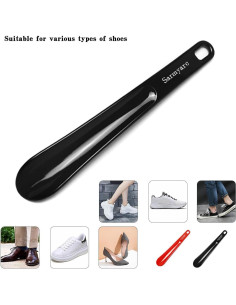 Cuerno de Zapato Portátil de Plástico 26.2 cm - 2 Piezas 2