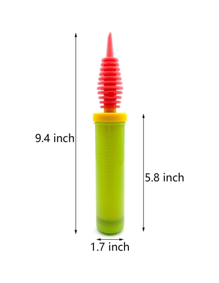 Bomba de aire manual BIDEX BP24 de acción dual verde