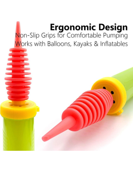 Bomba de aire manual BIDEX BP24 de acción dual verde