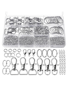 Kit de Fabricación de Llaveros Teenitor 524 Piezas Metal